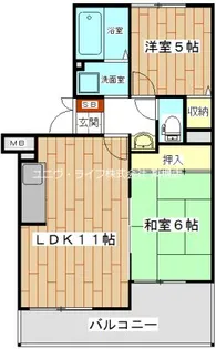 髙井マンション【3階】の間取り
