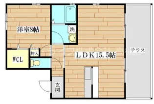 トワヴェールI【2階】の間取り
