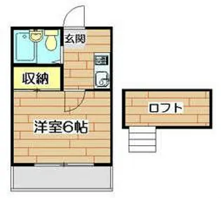 メゾンデュソレイユ【1階】の間取り