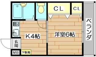 アンフィニィ松ヶ丘【5階】の間取り