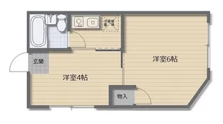 ポップ高槻【3階】の間取り