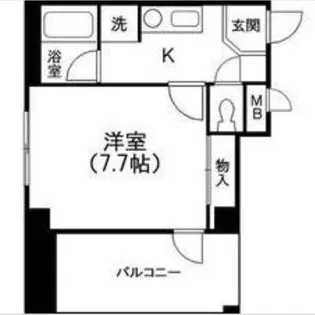 万里乃ビル【3階】の間取り