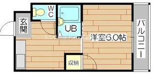 津之江パークハイツ2号館【2階】の間取り