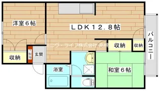 メゾンアサヒII【1階】の間取り
