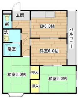 RHYTHM高槻野田【2階】の間取り
