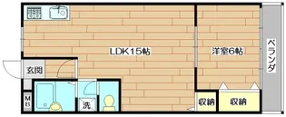 グランドハイツ【1階】の間取り