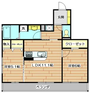 Y’s square(ワイズスクエア)【3階】の間取り