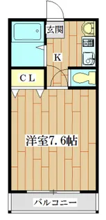 フェリセ富田【3階】の間取り