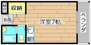 光栄ハイツ古曽部【2階】の間取り