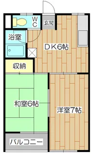 芥川マンション【2階】の間取り