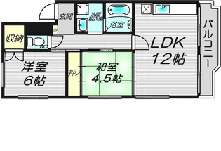 グランディ栄町【3階】の間取り