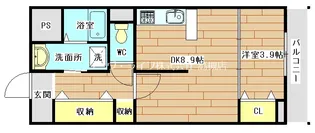 アルページュ寺本【2階】の間取り