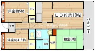 シティライフ柳川【2階】の間取り