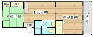 マンション和光【4階】の間取り