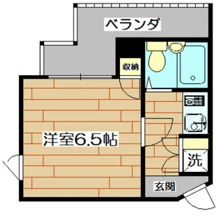 アップルハイツ富田【4階】の間取り