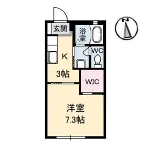 グリーンビューA棟【2階】の間取り