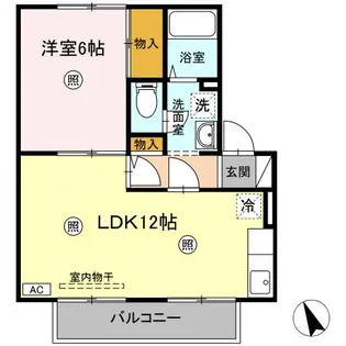 ツインタウンY【2階】の間取り