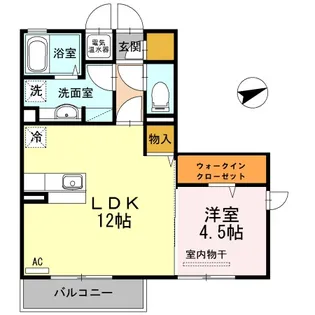 フェリース サラ【3階】の間取り