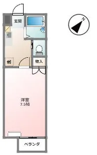 カピリナ【1階】の間取り