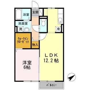 Melfeel(メルフィール)【2階】の間取り
