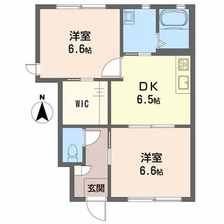 ポルタブランシェ【1階】の間取り