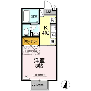 ヴァン【2階】の間取り