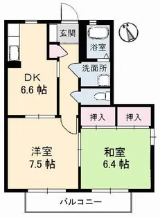 フォレスト ハイツ【2階】の間取り