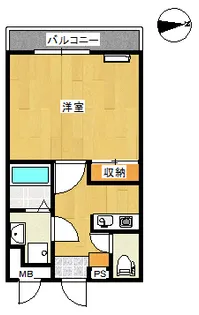 スカイマンションi【1階】の間取り