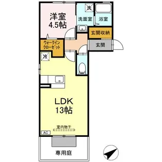 エスペランサ C棟【1階】の間取り