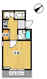 ノーブルハイデンス【101号室】の間取り