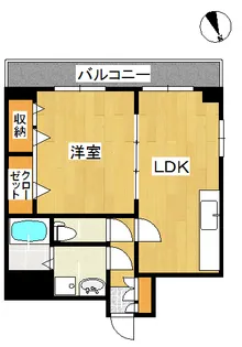 リバーコートC【4階】の間取り