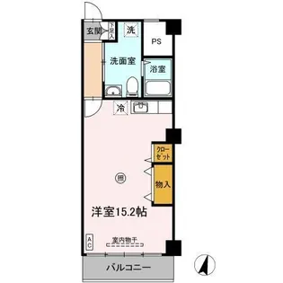 1989-BLD【3階】の間取り