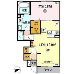 アイリスY【1階】の間取り