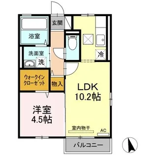 リバーポートSei【1階】の間取り
