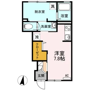 グランメゾン祇園【1階】の間取り