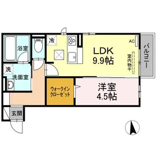 オクト【1階】の間取り
