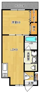 ピアコートC【2A号室】の間取り