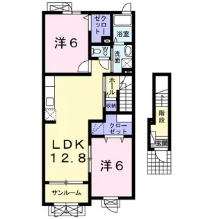 カレント・ベルデ【2階】の間取り