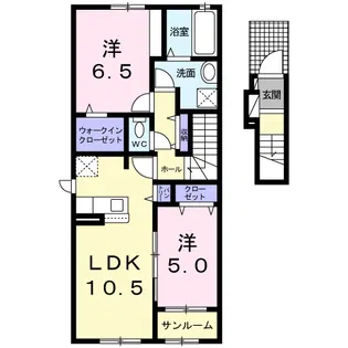 フェニックス Ⅰ【2階】の間取り