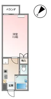 カピリナ【204号室】の間取り