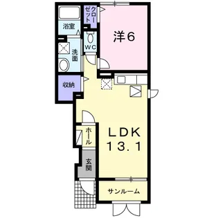 ウルルⅠ【1階】の間取り