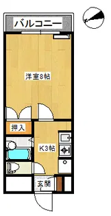 スカイタウンコーストⅢ【3階】の間取り
