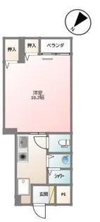 ビエラコート米子【304号室】の間取り