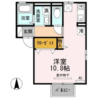 眠兎(ミント)【2階】の間取り