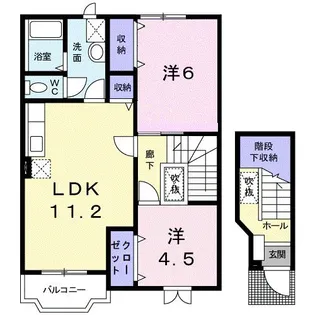 グランシェル【2階】の間取り