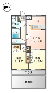 レジェンド【103号室】の間取り