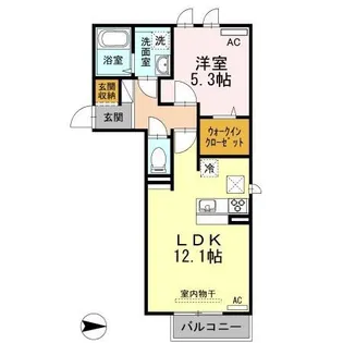 グランビア御幸【1階】の間取り