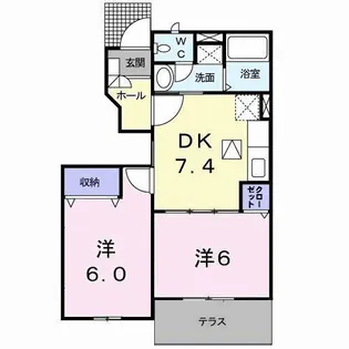 セレブレイトⅢ【1階】の間取り