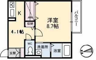 マテリアルⅡ【2階】の間取り