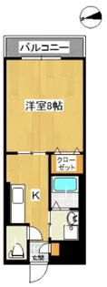 スカイマンションB【302号室】の間取り
